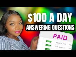 Get paid by answering simple questions online